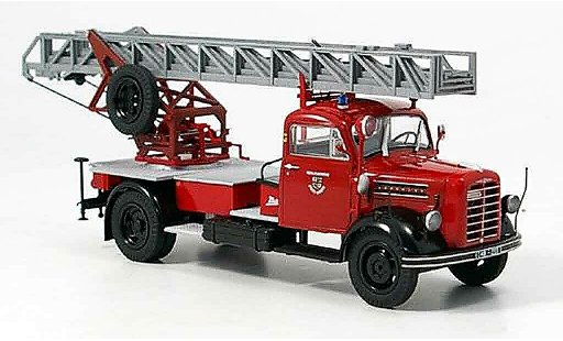 Borgward B 2500 pompiers 1/43 Schuco pompier Stadt Mayen Drehleiter modellini auto