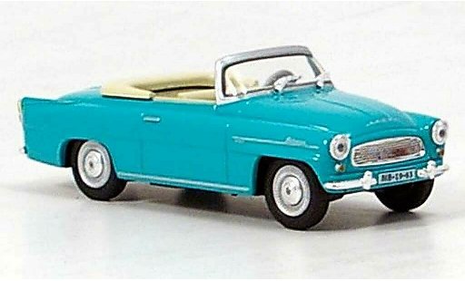 Skoda Felicia Roadster 1/43 Abrex turchese modellini auto
