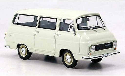 Skoda 1203 Mikrobus 1/43 Abrex bianco modellini auto