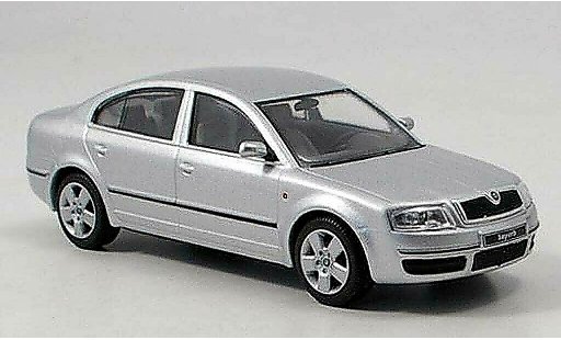 Skoda Superb Base 1/43 Abrex grigio modellini auto