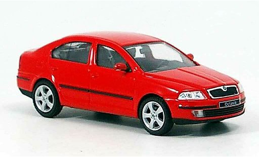 Skoda Octavia Base 1/43 Abrex rosso modellini auto