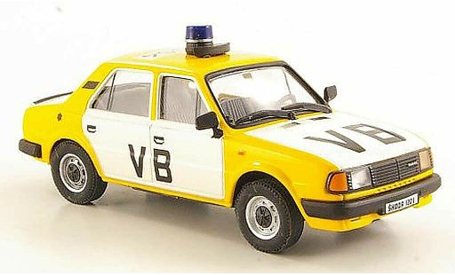 Skoda 120 Base 1/43 Abrex L VB bianco/giallo 1986 modellini auto