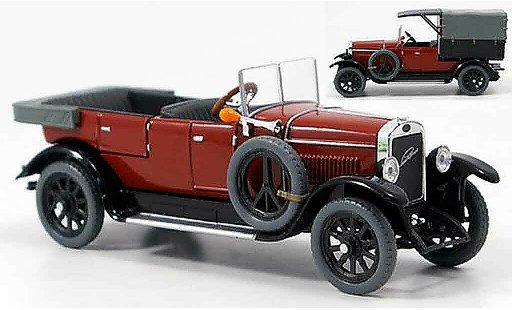 Laurin Klement Combi Base 1/43 Abrex Laurin-Klement body limousine lieferwagen rosso 1927 modellini auto