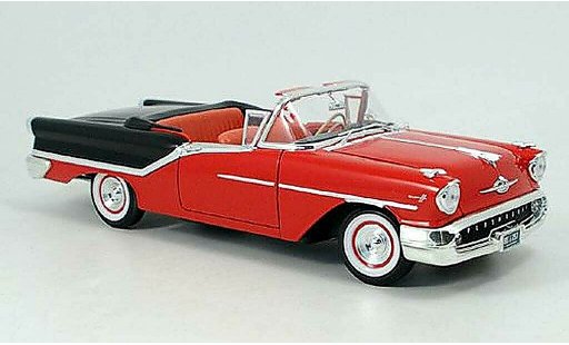 Oldsmobile Super 88 Base 1/18 Yat Ming rosso nero 1957 modellini auto