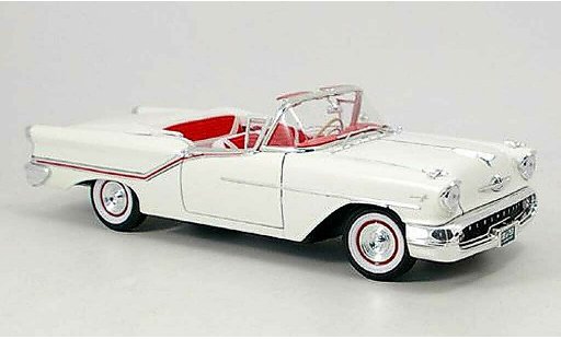 Oldsmobile Super 88 Convertible 1/18 Yat Ming convertibile bianco 1957 modellini auto