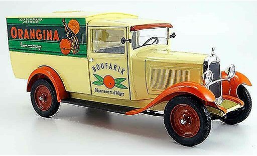 Citroen C4 1930 1/18 Solido lieferwagen orangina modellini auto