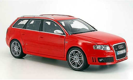 Audi RS4 avant 1/18 Minichamps rosso 2006 modellini auto