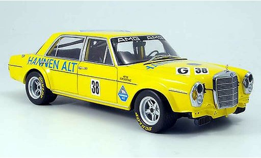 Mercedes 300 6.8 1/18 Minichamps liter amg heyer hockenheim 1971 modellini auto