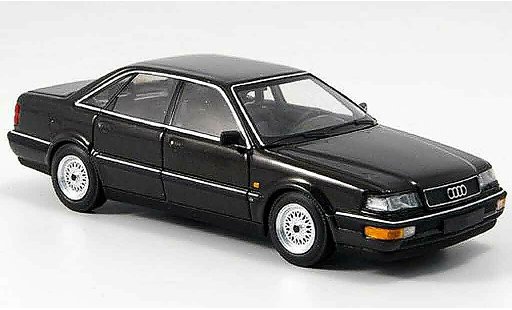 Audi V8 berline 1/43 Minichamps Quattro nero 1988 modellini auto