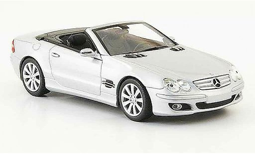 Mercedes Classe SL Base 1/43 Minichamps grigio metallisee 2006 modellini auto