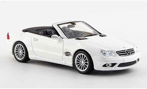 Mercedes Classe SL AMG 1/43 Minichamps SL 55 bianco aperto 2007 modellini auto