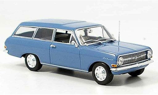 Opel Rekord A 1/43 Minichamps caravan blu 1962 modellini auto