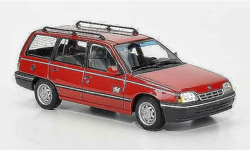 Opel Kadett E Caravan 1/43 Minichamps rosso 1989 modellini auto