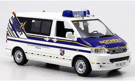 Volkswagen Combi Base 1/43 Minichamps t5 transporter bundeswehr notarzt 2002 modellini auto