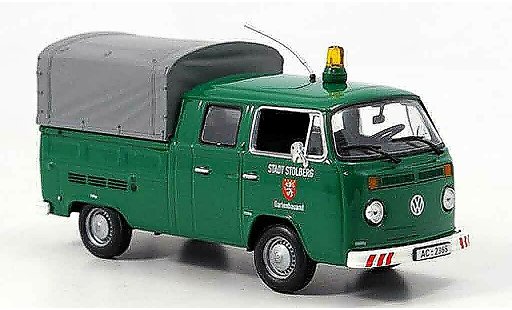 Volkswagen Combi Base 1/43 Minichamps t2 doka pianale stadt stolberg verde modellini auto