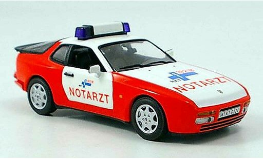 Porsche 944 1989 1/43 Minichamps S2 Notarzt - MKT Munchen modellini auto