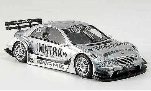 Mercedes Classe C AMG 1/43 Minichamps Test V.Rossi avec Figur modellini auto