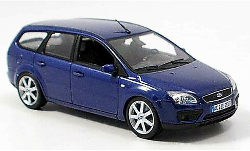 Ford Focus Turnier 1/43 Minichamps blu 2006 modellini auto