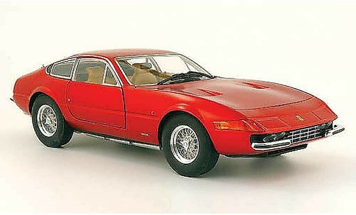 Ferrari 365 GTB/4 1/18 Hot Wheels Elite daytona rot-met. serie elite modellini auto