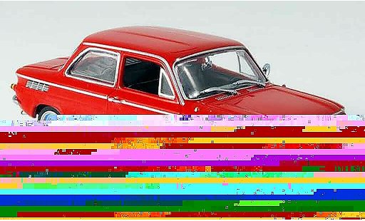 NSU TT Base 1/43 Minichamps rosso 1967 modellini auto