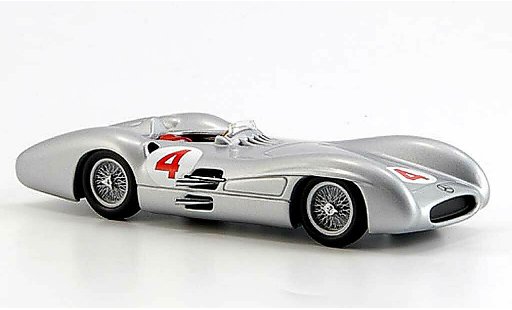Mercedes W 196 Base 1/43 Minichamps Kling No.4 vincitore GP Berlin 1954 modellini auto