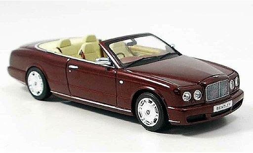 Bentley Azure cabriolet 1/43 Minichamps Cabrio rosso 2005 modellini auto