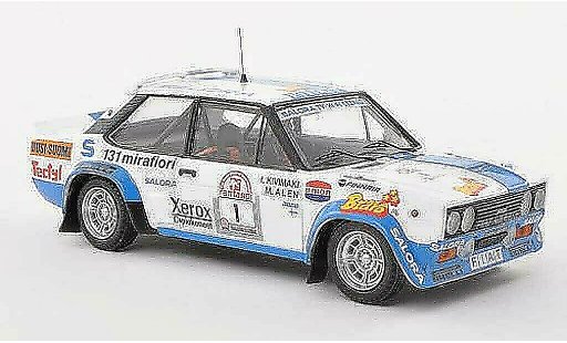 Fiat 131 Abarth 1/43 Trofeu No.1 Rally Finnland 1980 M.Alen/I.Kivimeki modellini auto