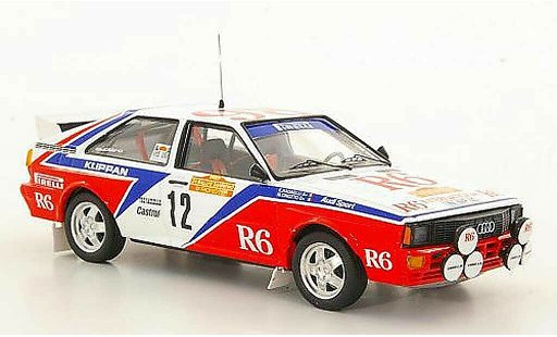 Audi Quattro rallye 1/43 Trofeu No.6 M.Cinotto / E.Radaelli Rally San Remo 1982 modellini auto