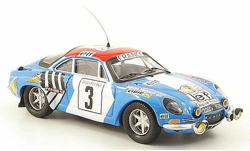 Alpine A110 1600 s 1/43 Trofeu 1600S No.3 Nicolas/DelferrierRally Marokko 1974 modellini auto