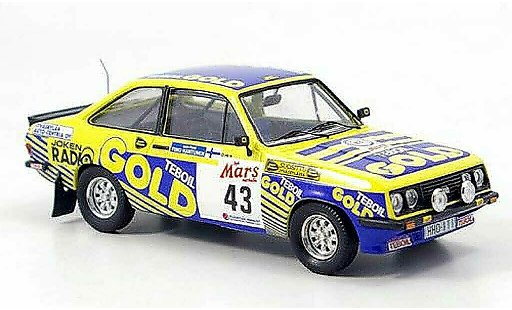 Ford Escort RS 2000 1/43 Trofeu No.43 Kankkunen 1000 Lakes 1979 modellini auto