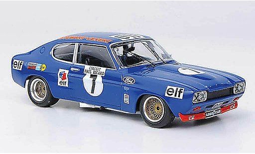 Ford Capri RS 2600 1/43 Trofeu MKI No.7 J.Stewart / F.Cevert 6h Paul Ricard 1972 modellini auto