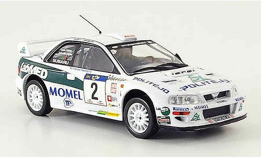 Subaru Impreza WRC 1/43 IXO no.2 lopes rallye portugal 2002 modellini auto
