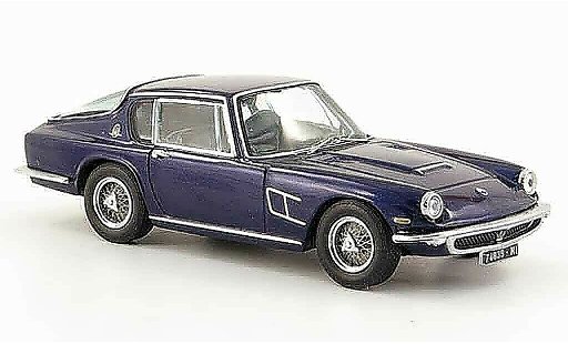 Maserati Mistral Coupe 1/43 IXO blu 1963 modellini auto