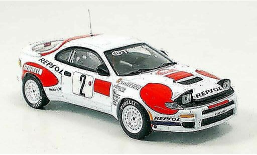 Toyota Celica Rally 1/43 IXO no.2 sainz moya rallye monte carlo 1992 modellini auto