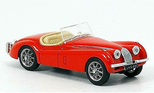 Jaguar XK 120 1/43 Brumm spider rosso aperto 1948 modellini auto