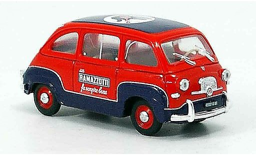 Fiat 600 Multipla 1/43 Brumm Ramazzotti 1960 modellini auto