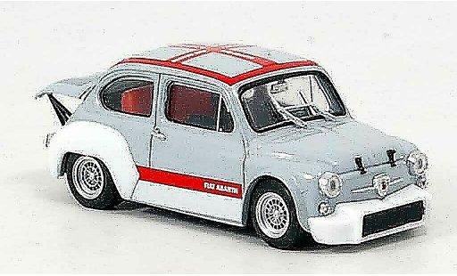 Fiat Abarth 1000 Berlina Corsa 1/43 Brumm Gruppe 2 grigio rosso 1970 modellini auto