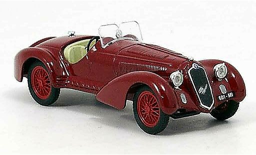 Alfa Romeo 8C 2900 b mm roadster 1/43 Brumm rosso 1938 modellini auto