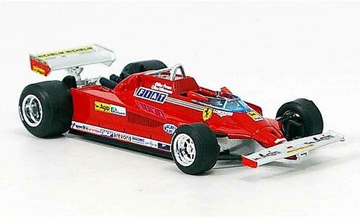Ferrari 126 CK 1/43 Brumm turbo g.villeneuve test monza modellini auto
