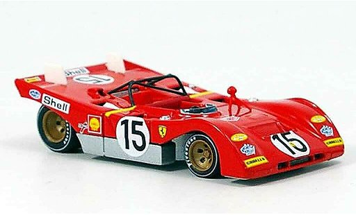 Ferrari 312 PB 1/43 Brumm no.15 ickx 1000km monza 1971 modellini auto