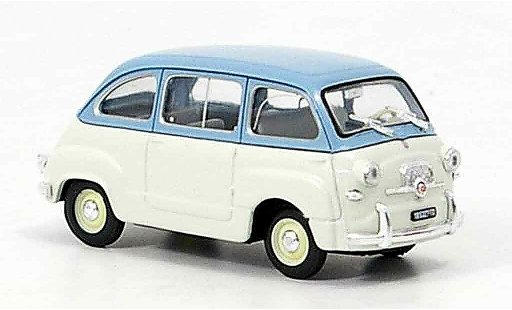 Fiat 600 Multipla 1/43 Brumm blu grigio 1956 modellini auto