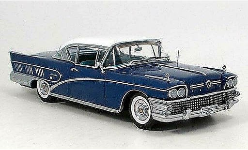 Buick Limited Coupe 1/18 Sun Star riviera blu 1958 modellini auto