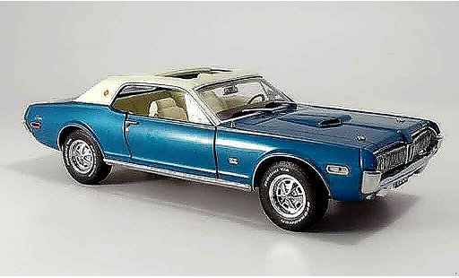 Mercury Cougar XR7 1/18 Sun Star xr7g blu bianco 1968 modellini auto