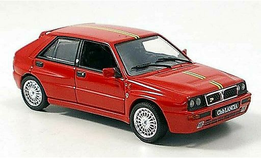 Lancia Delta Club Italia 1/43 Norev rosso 1992 modellini auto