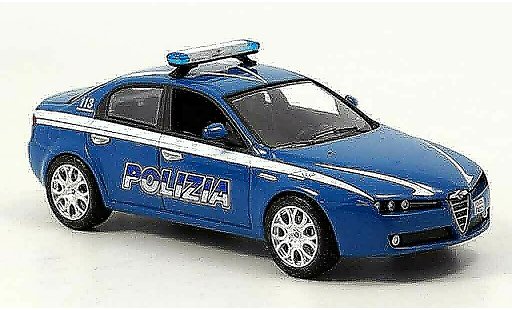 Alfa Romeo 159 polizia 1/43 Norev police police italien 2005 modellini auto