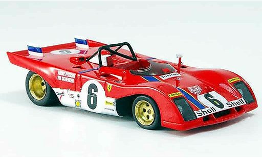 Ferrari 312 PB 1/43 Red Line no.6 daytona 1972 modellini auto