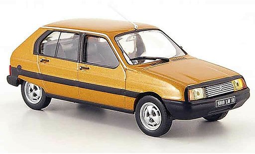 Citroen Visa Berline 1/43 Eagle ii super e marrone 1981 modellini auto