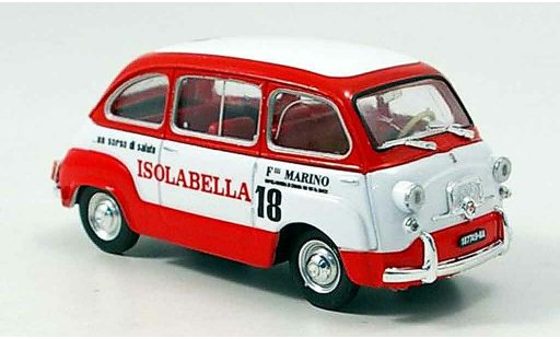 Fiat 600 Multipla 1/43 Brumm Amaro 18 Isolabella 1960 modellini auto