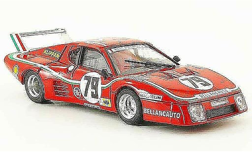 Ferrari 512 BB LM 1/43 Brumm no.79 bellancauto 24h le mans 1980 modellini auto