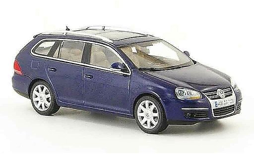 Volkswagen Golf Variant 1/43 Autoart met blu 2007 modellini auto